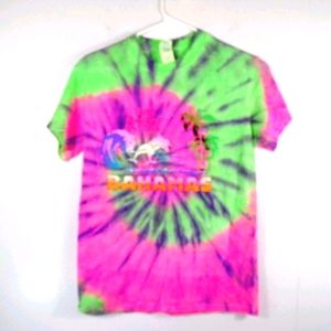 VTG Its Better In the Bahamas Tie-Dye Dolphin Tee